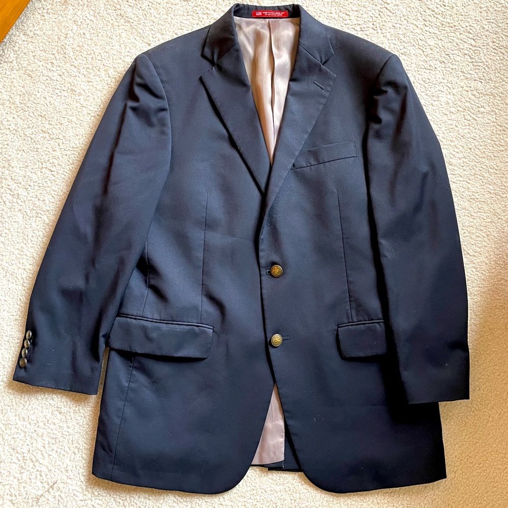 Hart Schaffner Marx Navy Blazer